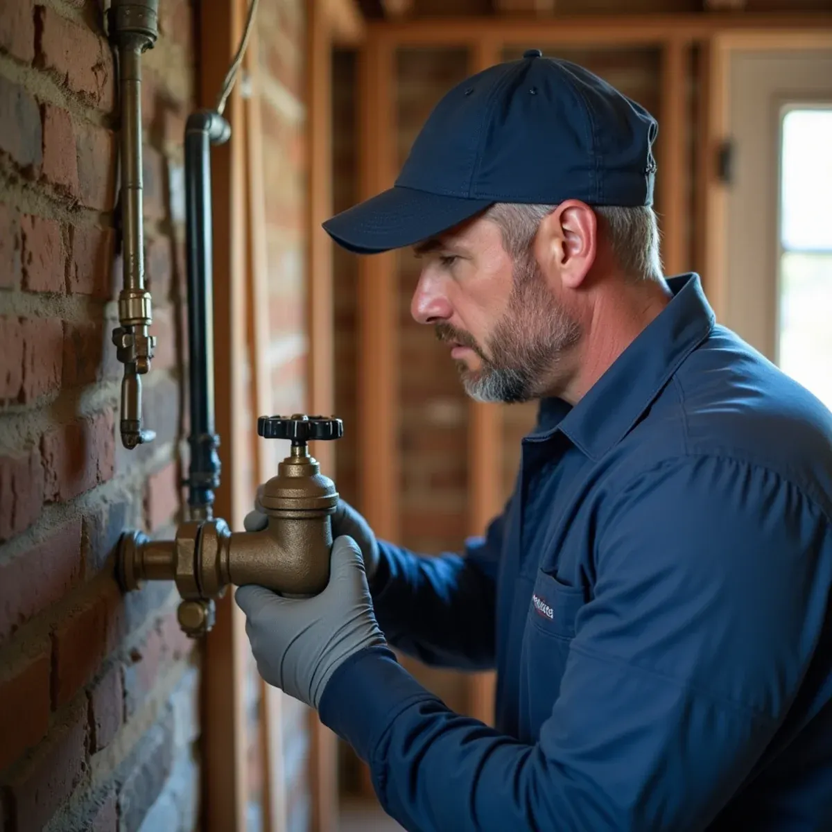 Closing indoor shutoff valve dedicated to exterior sillcock line in basement