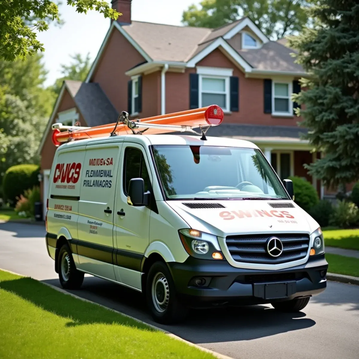 Madrid Plumbers service vehicle in King of Prussia PA near Valley Forge corridor